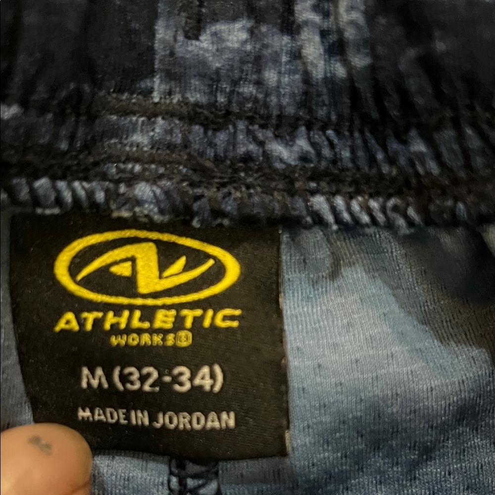 Athletic Works Dark Blue / black Active Shorts